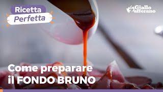 COME PREPARARE il fondo bruno perfetto [upl. by Trix406]