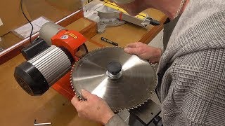 Power Saw Blade Sharpening [upl. by Shuma526]