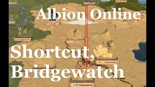 Albion Online  Caerleon to Bridgewatch fast almost safely [upl. by Waynant429]