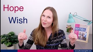 Hope vs Wish  Basic English Grammar [upl. by Dorthy656]