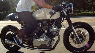 1982 Yamaha Virago XV750 Custom Cafe Racer Greg Hageman Inspired [upl. by Nivag]