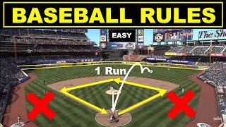 Baseball Rules for Beginners  Easy Explanation [upl. by Leeland]