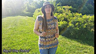 Easy Crochet Summer Top  DIY Crochet Tops  Simple Crochet Tops [upl. by Lalage405]