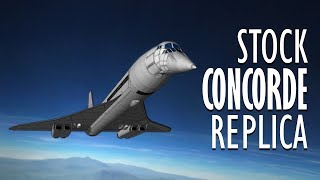 Building a Fully Stock Concorde Replica  KSP [upl. by Levenson]