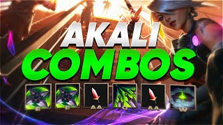 Akali Combos and Mechanics [upl. by Lehar]