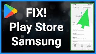 Google Play Store Not Working  Samsung Phone [upl. by Knah]