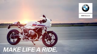 IN THE SPOTLIGHT The new BMW R nineT Racer [upl. by Ameerahs]