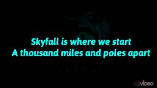 Adele  Skyfall Lyrics Full [upl. by Ydarg509]