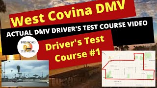 West Covina DMV Drivers Test Route 1  ACTUAL TEST ROUTE Behind The Wheel License Tip Video 2021 [upl. by Sim]