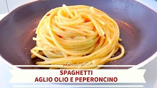 Spaghetti aglio olio e peperoncino  Bimby TM6  TM5 TM31  Thermomix [upl. by Salokcin]