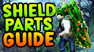 ALL SHIELD PART LOCATIONS How to build the Shield in Zetsubou No Shima [upl. by Deehan]