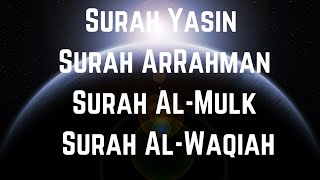 Surah Yasin  Surah ArRahman  Surah AlMulk  Surah Al Waqiah  Recitation by Mishary Rashid Alafasy [upl. by Krell]