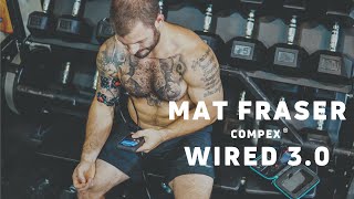 Mat Fraser  His Favorite Program on the Compex Wired 30 Muscle Stimulator [upl. by Hitt]