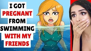 I Got PREGNANT From SWIMMING Animated Story Time [upl. by Fanchan]