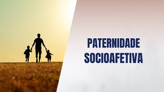 Paternidade socioafetiva [upl. by Kinson]