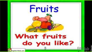 ESL Beginners English Lesson  Names of Fruits [upl. by Selin]