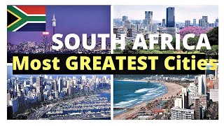 Biggest Cities of South Africa SOUTH AFRICAN CITIES 2021 [upl. by Wildon635]