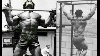 Franco Columbu “Never add weights to chinups” [upl. by Suoirtemed521]