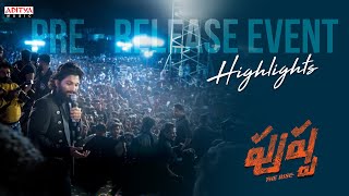 Pushpa Pre Release Event Highlights  Allu Arjun  Rashmika Mandanna  Samantha  Sukumar  DSP [upl. by Telimay]