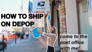 How to Package amp Ship on Depop ｜My stepbystep guide CHEAP FAST EASY [upl. by Aremihc]