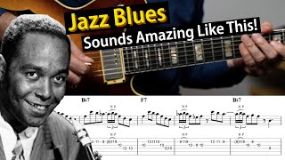 Jazz Blues  3 Easy Techniques That Make You Sound Better [upl. by Chaves994]