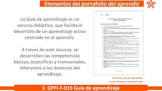 SENA CENTRO DE GESTIÓN ADMINISTRATIVA PORTAFOLIO DEL APRENDIZ [upl. by Dowzall]