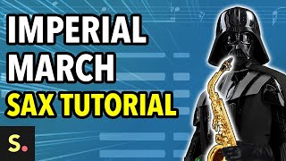 The Imperial March Sax Tutorial  Saxplained [upl. by Akirdnwahs]