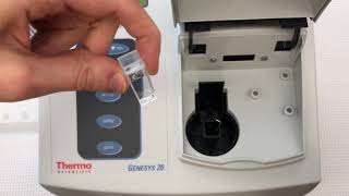 How to Use a Genesys 20 Spectrophotometer [upl. by Labana]