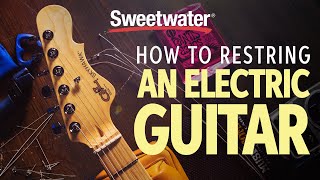 How to Restring an Electric Guitar [upl. by Yrotciv]