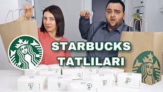 STARBUCKSTAKİ TÜM TATLILARI YEDİK BİNLERCE KALORİLİ MUKBANG 😱 [upl. by Tirza215]