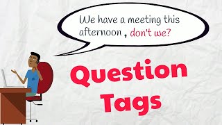 Question Tags  ESL Grammar  EasyTeaching [upl. by Wyne]