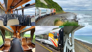 New Zealand by Rail  part 2 Coastal Pacific Scenic Train Christchurch  Picton [upl. by Deibel729]