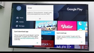 How to Fix All Google Play Store Errors in Smart TV Android TV [upl. by Prinz]