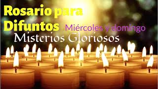 ✝️𝙍𝙊𝙎𝘼𝙍𝙄𝙊 𝙋𝘼𝙍𝘼 𝘿𝙄𝙁𝙐𝙉𝙏𝙊𝙎 Misterios Gloriosos Miércoles y domingo 📿 Oraciones Católicas Orar Unidos [upl. by Lrae910]