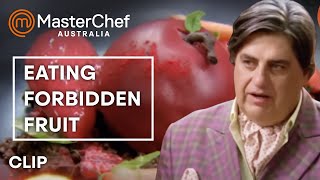 Forbidden Fruit Dessert Triumph  MasterChef Australia  MasterChef World [upl. by Sheya459]