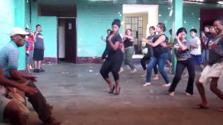 Marita Flores Teaching Peruvian Festejo Dance in Cañete Perú  Lesson 1 [upl. by Camella]