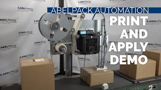 Print and Apply Labeling System Demo [upl. by Aimehs]