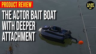 My First Bait Boat  The Actor Bait Boat with Deeper Pro  for Carp Fishing [upl. by Fidelis207]