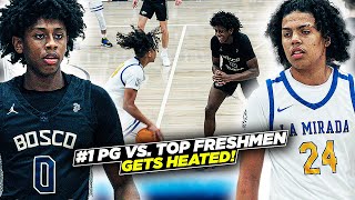 1 Freshman vs The 1 Sophomore PG Got HEATED [upl. by Seen]