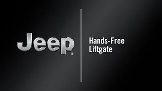 Hands Free Liftgate  How To  2021 Jeep Grand Cherokee L [upl. by Reidid]