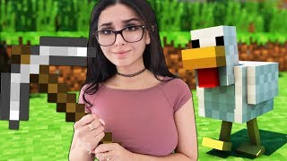 Playing Minecraft For The FIRST Time [upl. by Brynna]