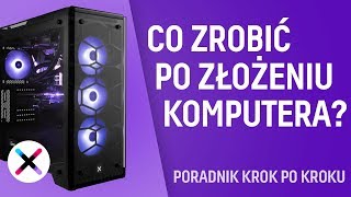 CO ZROBIĆ PO ZŁOŻENIU KOMPUTERA  Instalacja Windows sterowniki BIOS 🧐 [upl. by Nivar]