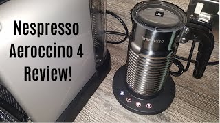 Nespresso Aeroccino 4 Milk Frother Review  Worth upgrading from the Aeroccino 3 [upl. by Darcie855]