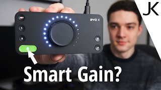 Audient EVO 4 USB Audio Interface  Review and Measurements Smart Gain explained [upl. by Eniawtna325]