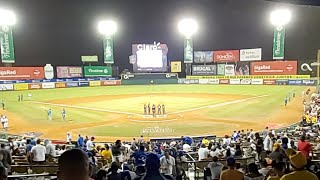 Licey Vs Águilas En Vivo Celebración Desde El estadio Quisqueya [upl. by Lorusso]