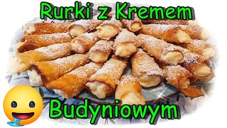 Rurki z Kremem Budyniowym😊Smak dzieciństwa 🤗 [upl. by Alahs]