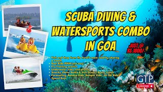 Scuba Diving amp Watersports Combo in Goa  Goa Trip Planner  Island Trip  AC Bus Tour  Goa  India [upl. by Furiya]