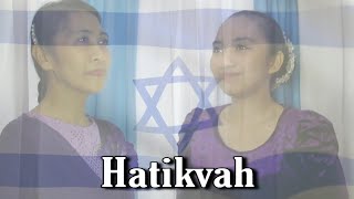 Hatikvah Israeli National Anthem  Angelica and Amber Faith Acoba [upl. by Brandais377]