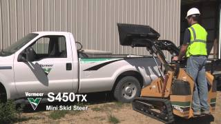 S450TX Mini Skid Steer  Vermeer Tree Care Equipment [upl. by Kincaid132]