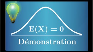 loi normale centrée réduite Savoir démontrer que lespérance EX0  type BAC  IMPORTANT  ROC [upl. by Illoh]